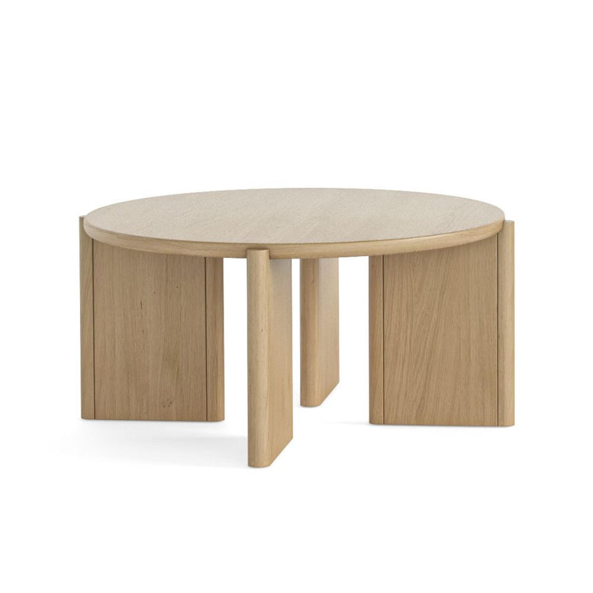 Cara Oak Round Coffee Table-3