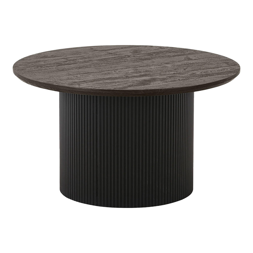 Boavista Dark Wood Round Coffee Table-3