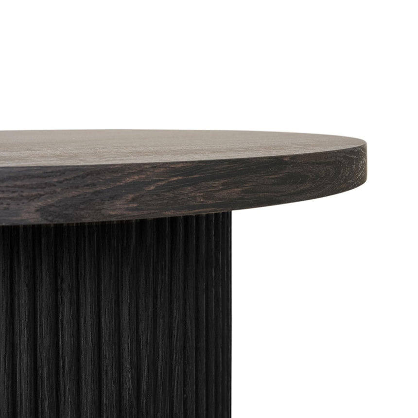 Boavista Dark Wood Round Side Table-3