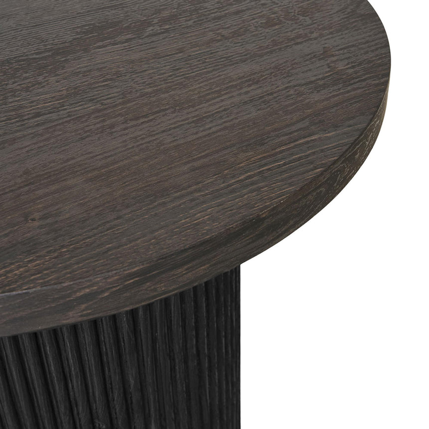 Boavista Dark Wood Round Side Table-4