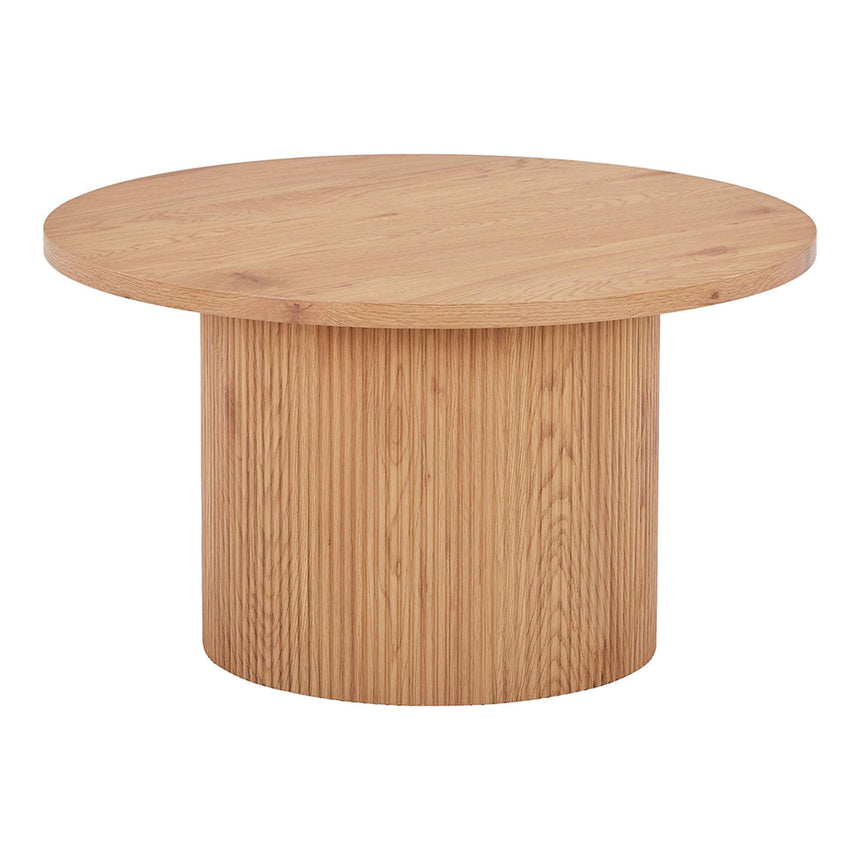 Boavista Natural Wood Round Coffee Table-2
