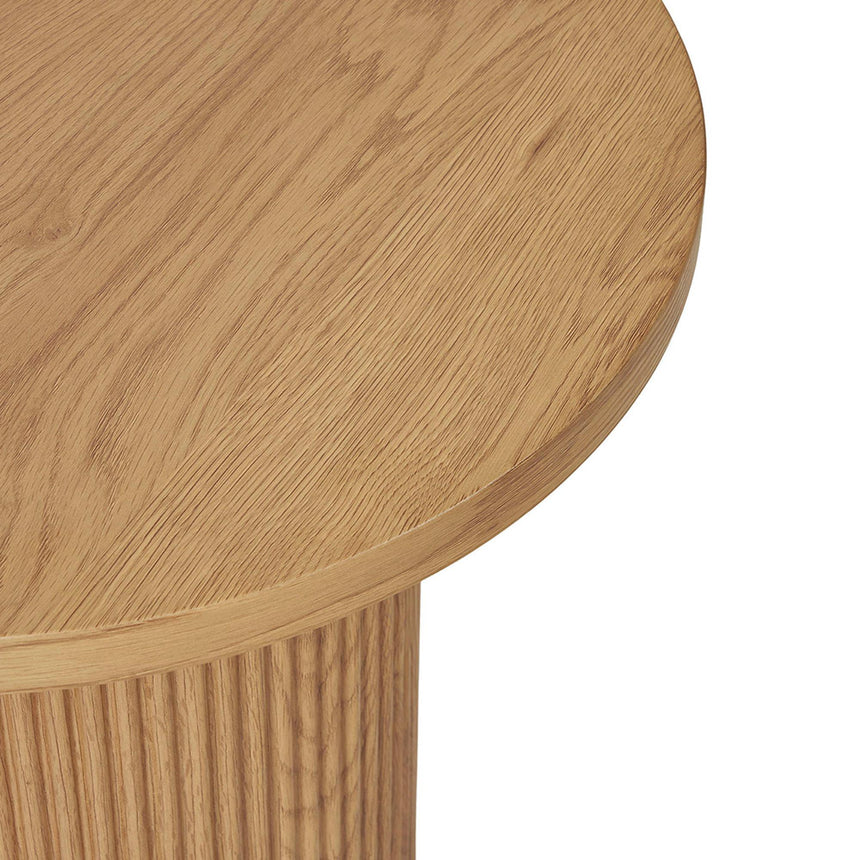 Boavista Natural Wood Round Side Table-4