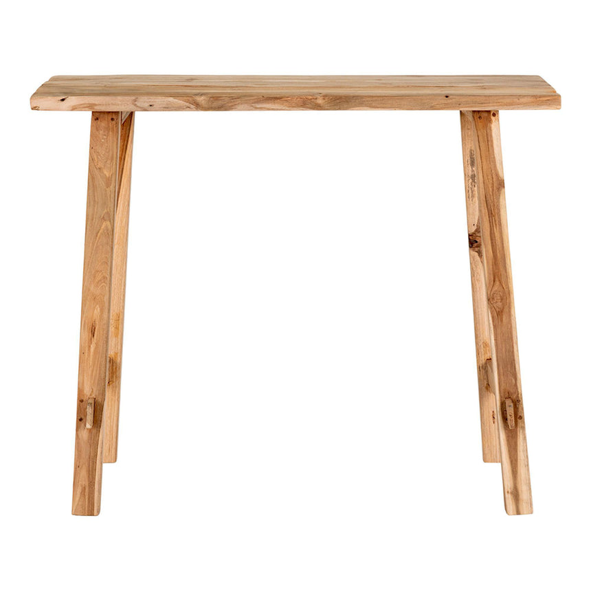 Girona Natural Teak Wood Console Table-4