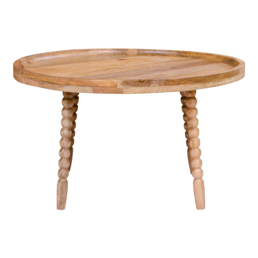 Jammu Mango Wood Round Coffee Table-2