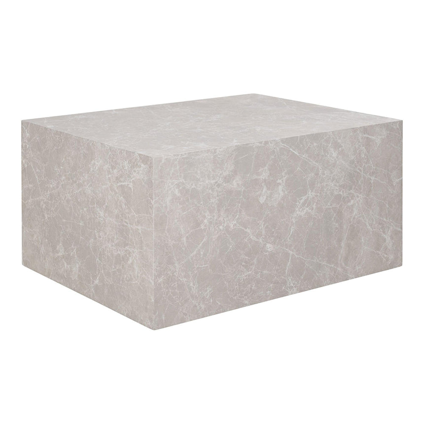 Prague Beige Marble Effect Coffee Table-3