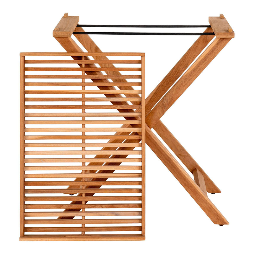 Ronda Teak Wood Large Tray Table-5