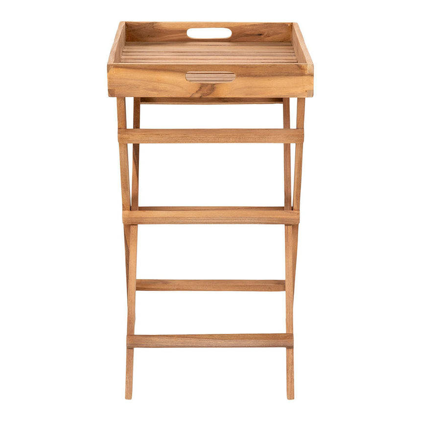 Ronda Teak Wood Small Tray Table-3