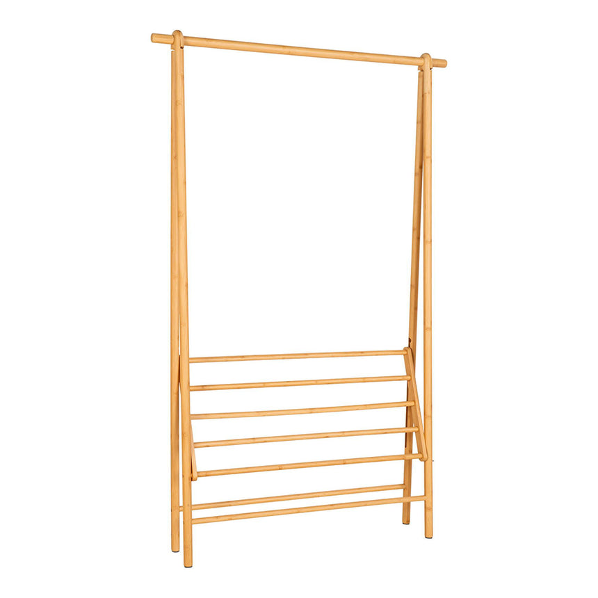 Manaus Natural Bamboo Clothes Rack-4