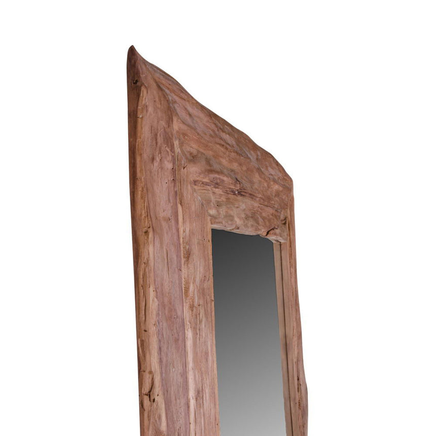 Granada Natural Teak Antique Mirror - 101cm x 180cm-3