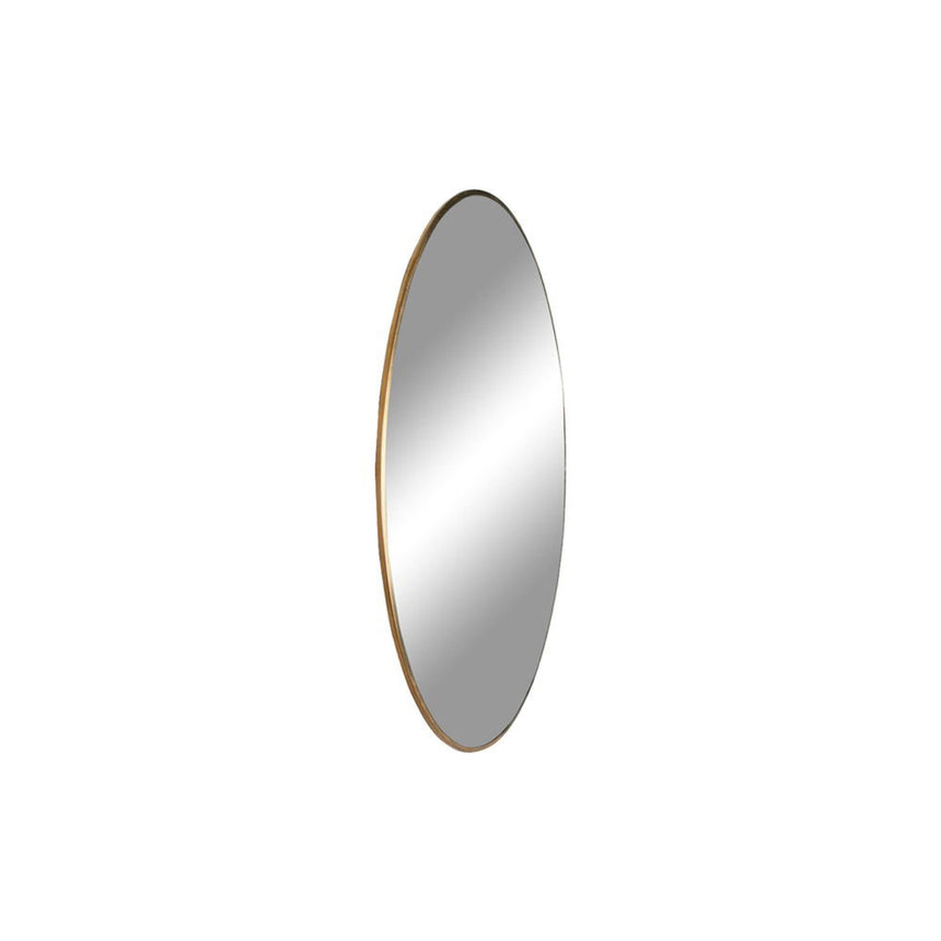 Jersey Brass Finish Round Wall Mirror - 40cm x 40cm-2