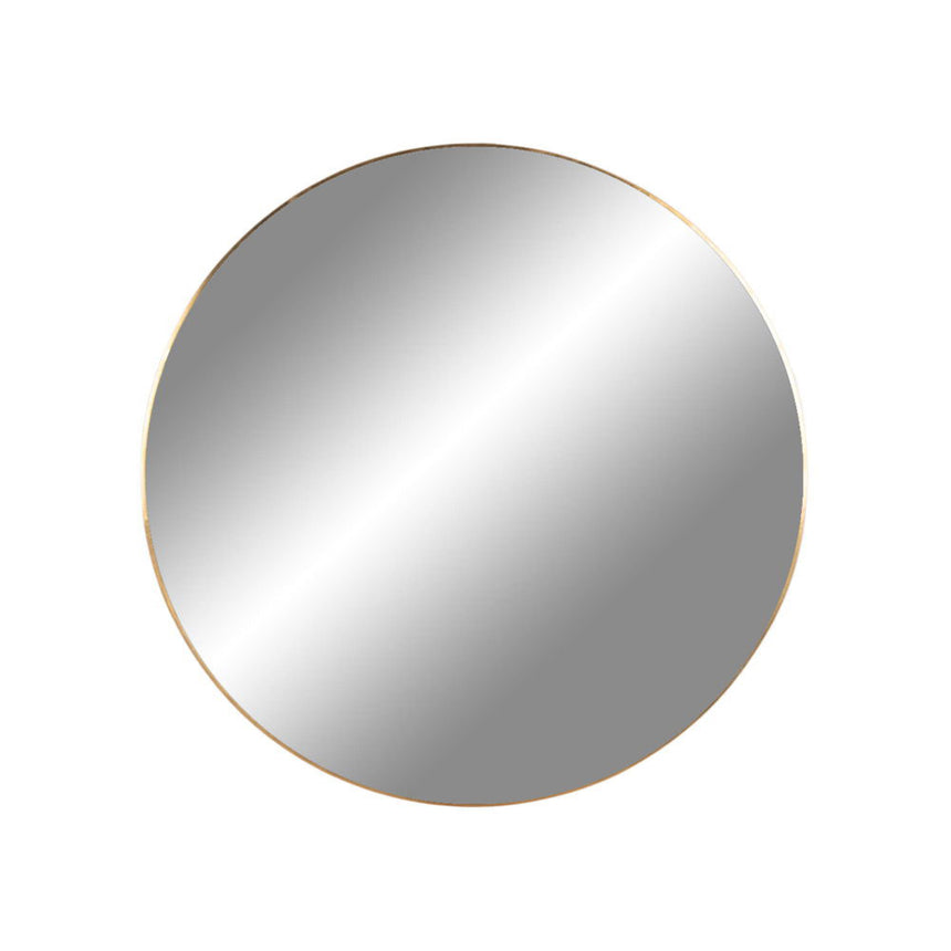 Jersey Brass Finish Round Wall Mirror - 60cm x 60cm-2