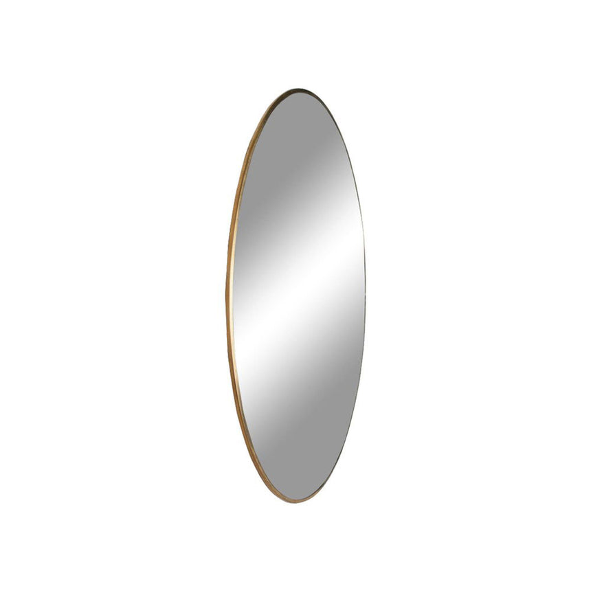 Jersey Brass Finish Round Wall Mirror - 60cm x 60cm-3
