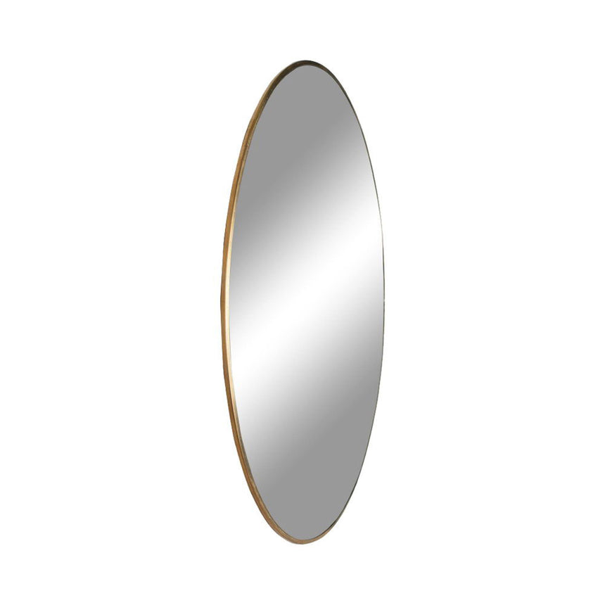 Jersey Brass Finish Round Wall Mirror - 80cm x 80cm-2
