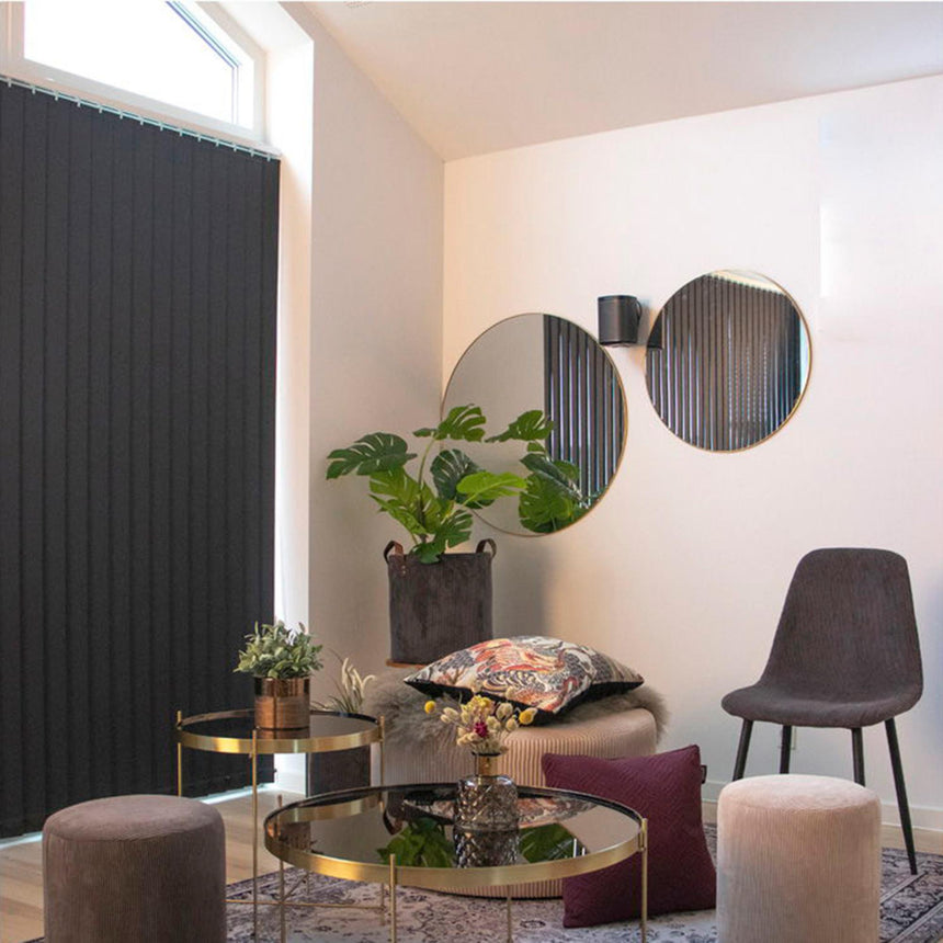 Jersey Brass Finish Round Wall Mirror - 80cm x 80cm-4