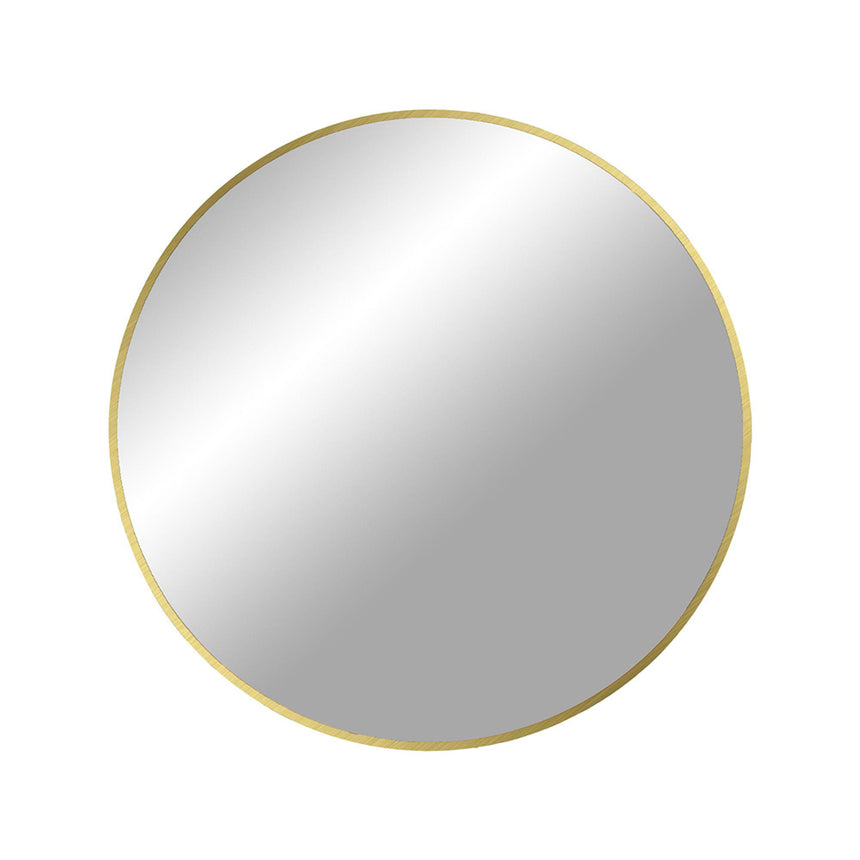 Madrid Brass Finish Round Wall Mirror - 60cm x 60cm-2