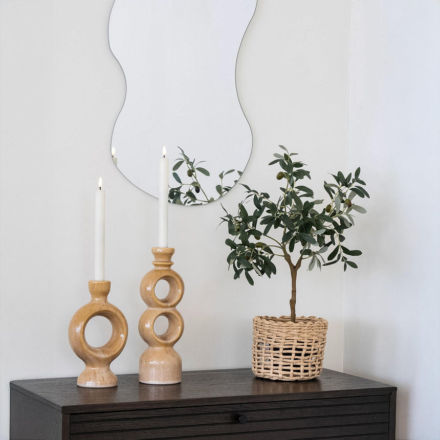 Palermo Abstract Mirror - 40cm x 80cm-3