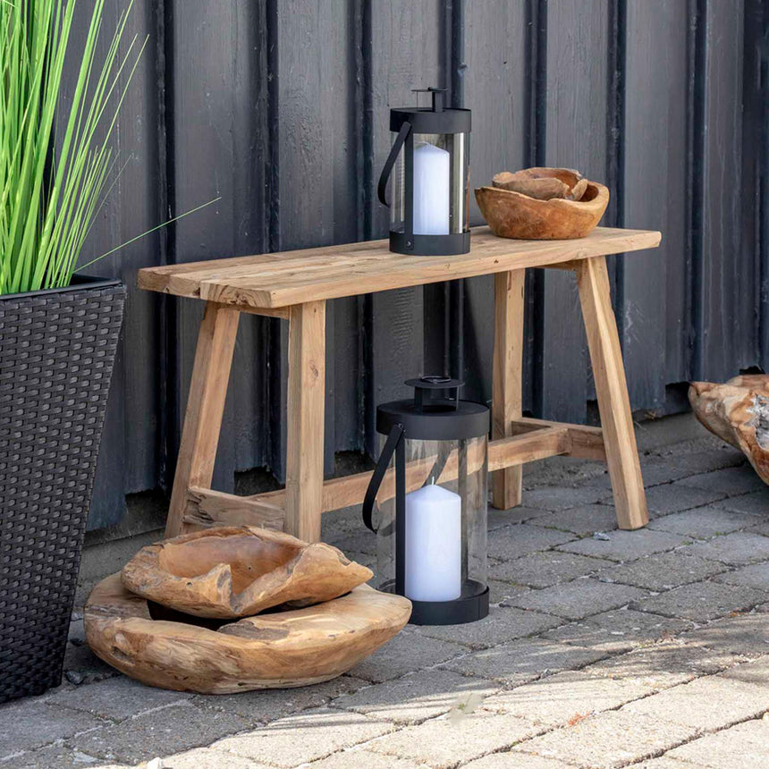 Bondi Black Steel Lanterns (Set of 2)-5