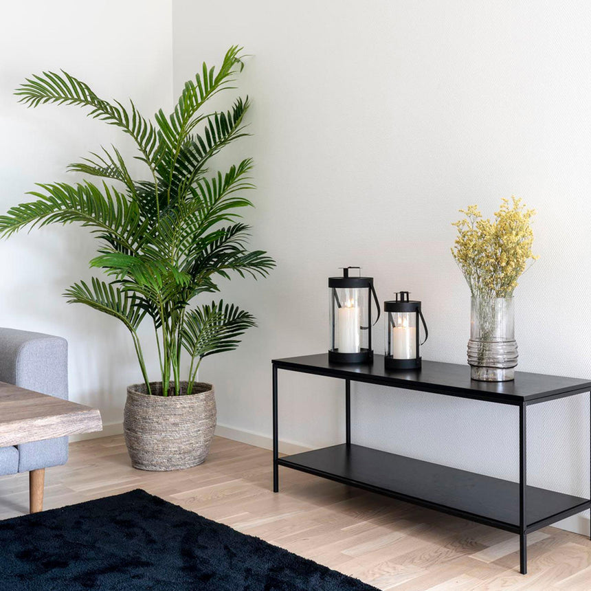 Bondi Black Steel Lanterns (Set of 2)-6