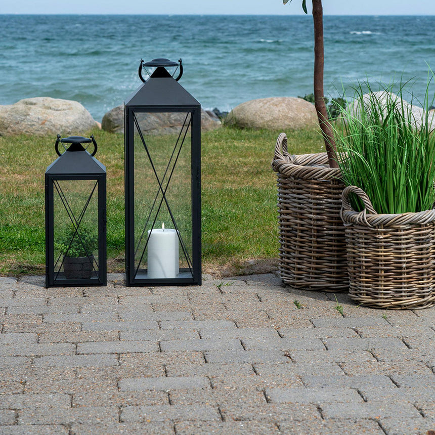 Casa Black Steel Set of 2 Lanterns-6
