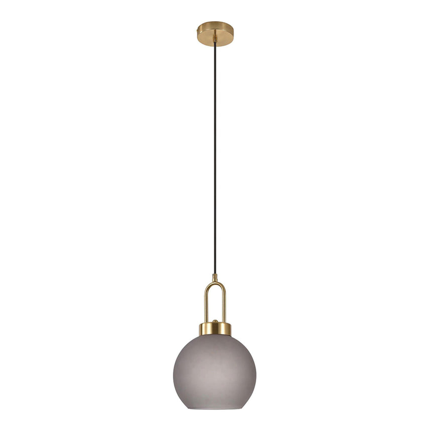 Luton Brass Ball Shaped Pendant Light-2