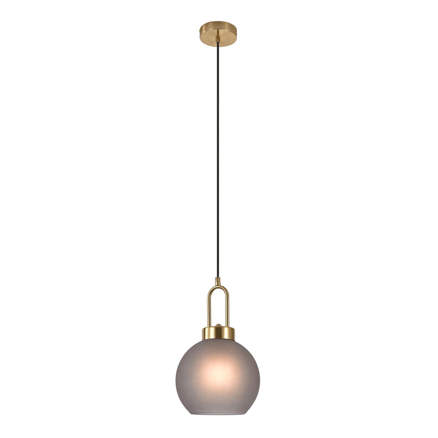Luton Brass Ball Shaped Pendant Light-3