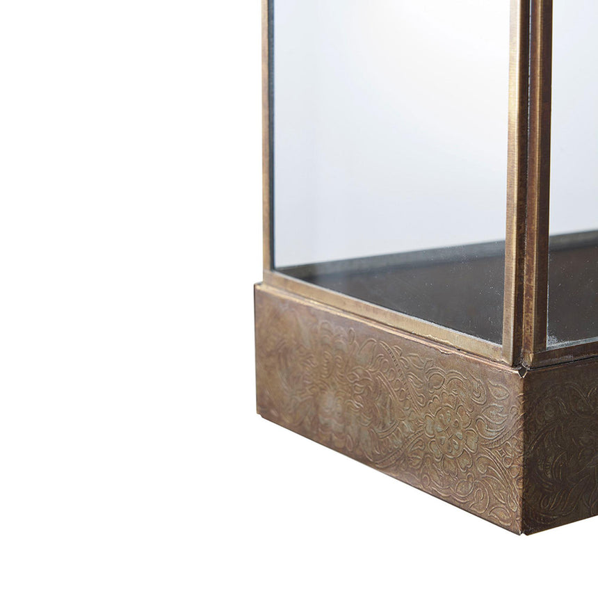 Manali Antique Brass Lantern-3