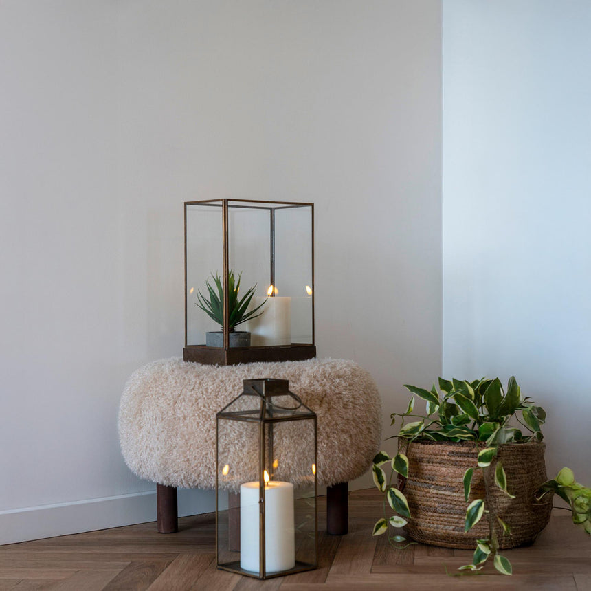 Mysore Antique Brass Lantern-4