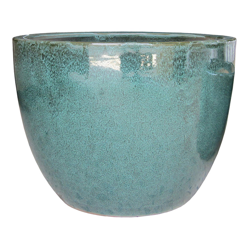 Burnley Dark Green Fiberclay Set of 3 Pots-4