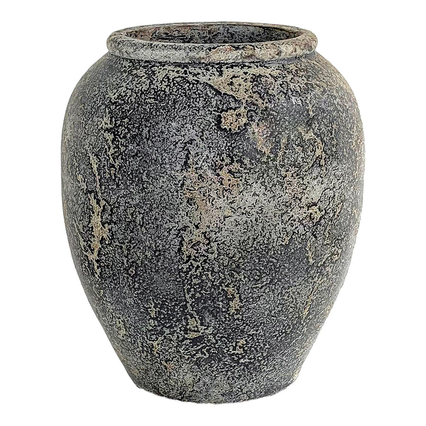 Capelo Grey Terracotta Decoration Pot-2
