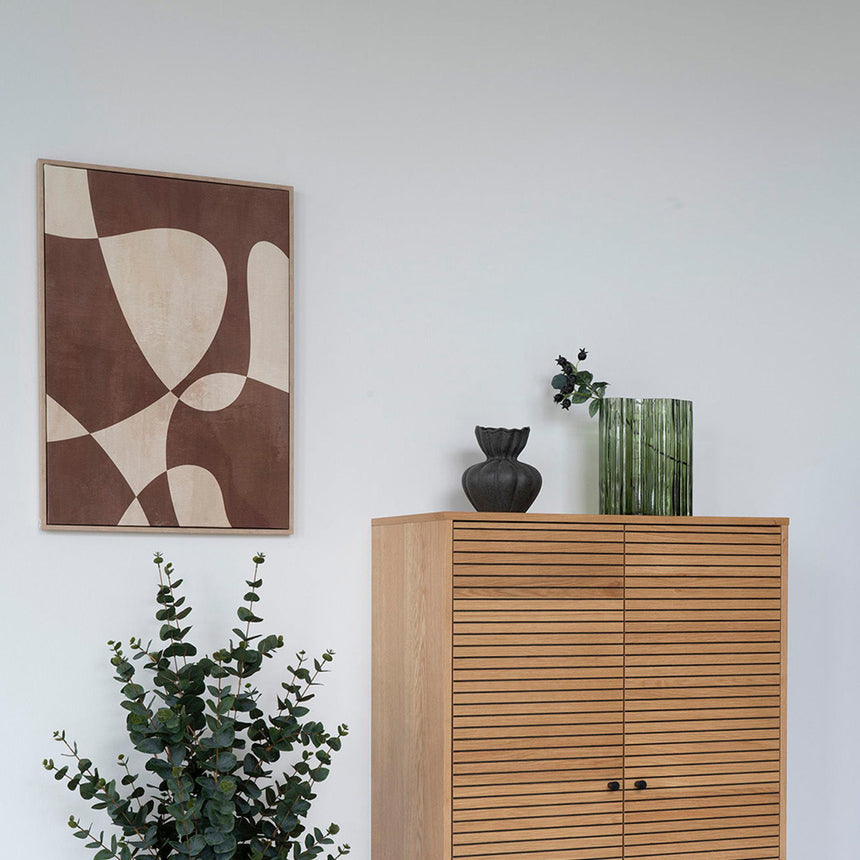 Smoked Smoked Green Glass Vase-4