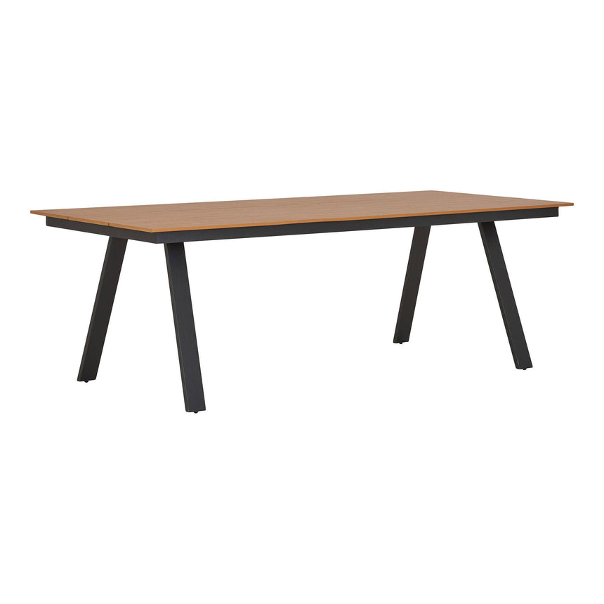 Toronto Wooden 10 Seater Garden Dining Table - 220cm-2