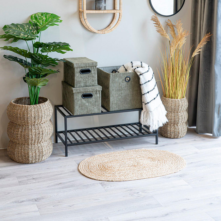 Bombay Natural Jute Oval Doormat  - 80cm x 50cm-3