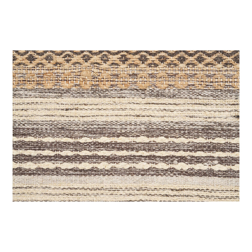 Morena Grey Hallway Runner Rug - 180cm x 80cm-3