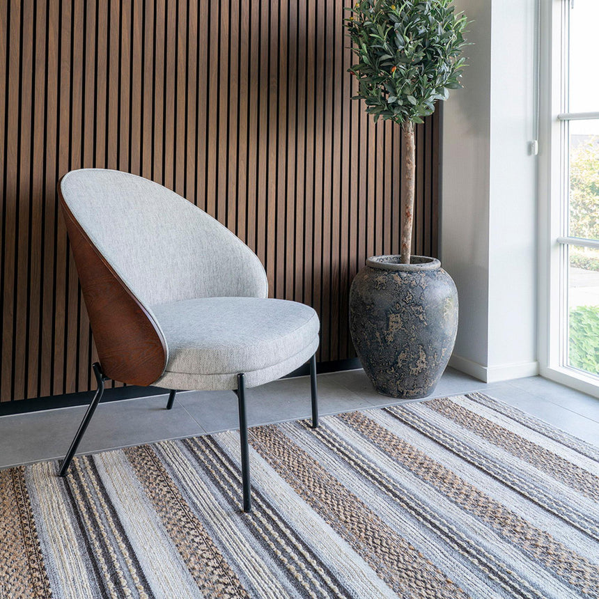 Morena Natural and Grey Rug - 160cm x 230cm-2