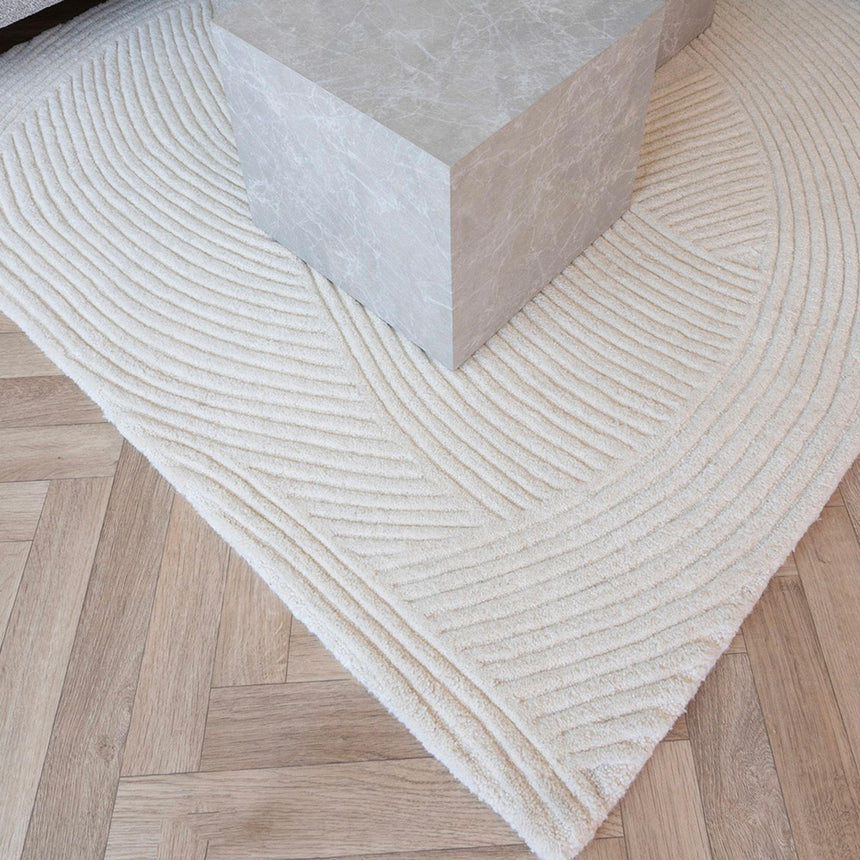 Pune Ivory Rug - 300cm x 200cm-2