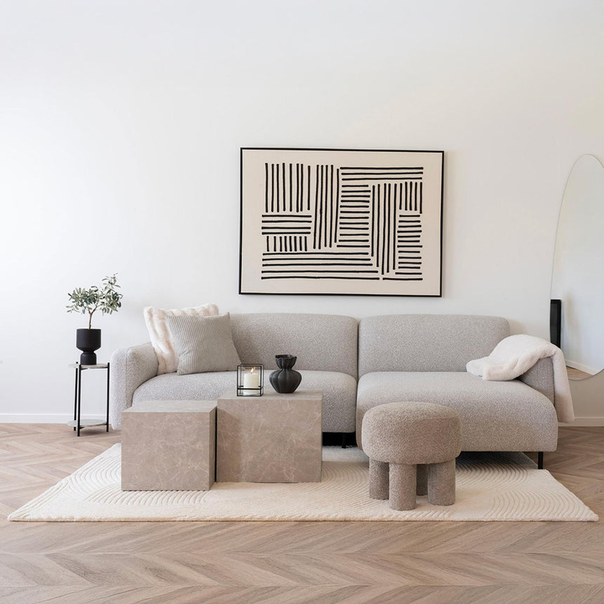 Pune Ivory Rug - 300cm x 200cm-5