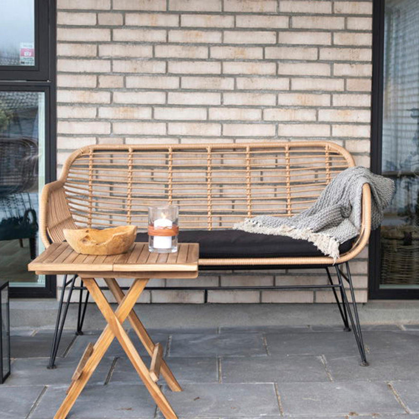 Trieste Rattan 2 Seater Garden Sofa-5