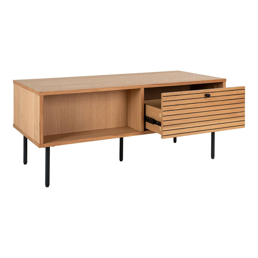 Kyoto Oak 1 Drawer Coffee Table-3