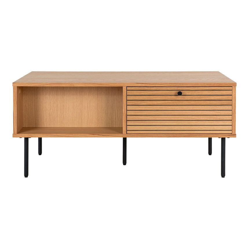 Kyoto Oak 1 Drawer Coffee Table-4