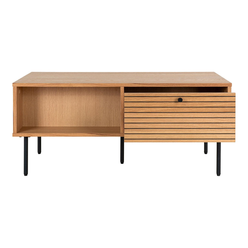 Kyoto Oak 1 Drawer Coffee Table-5