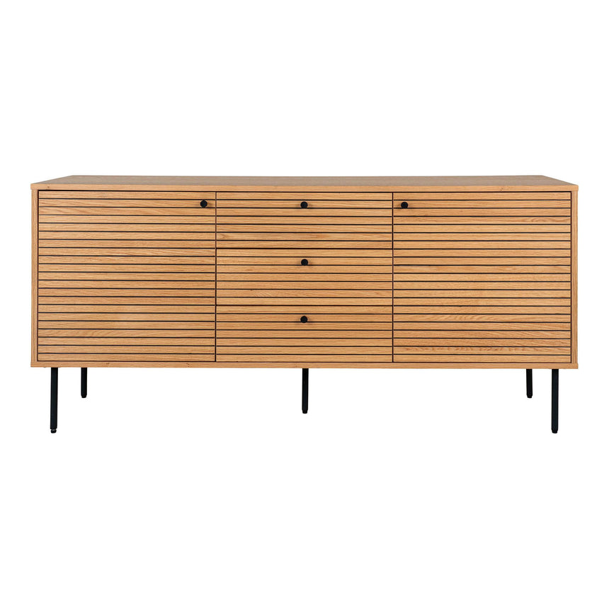 Kyoto Oak 2 Door Medium Sideboard - 150cm-8
