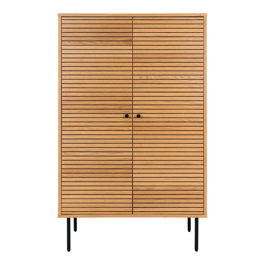Kyoto Oak 2 Door Hall Cabinet-6