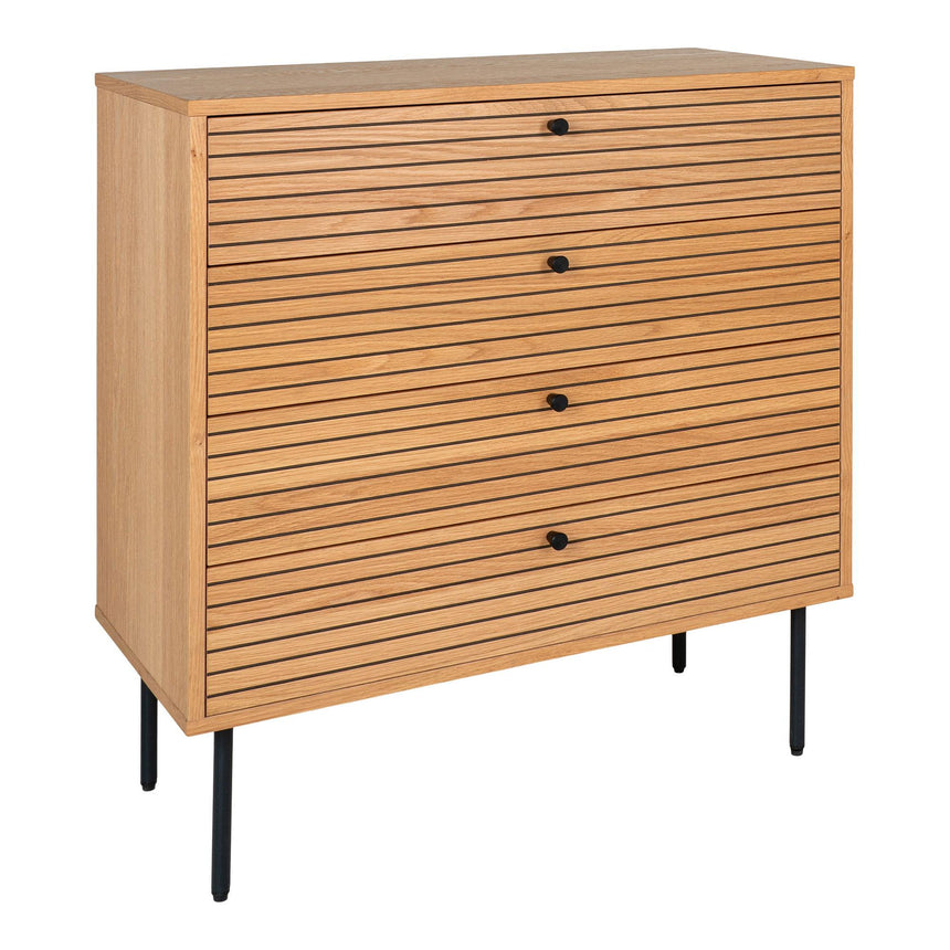 Kyoto Oak 4 Drawer Chest-2