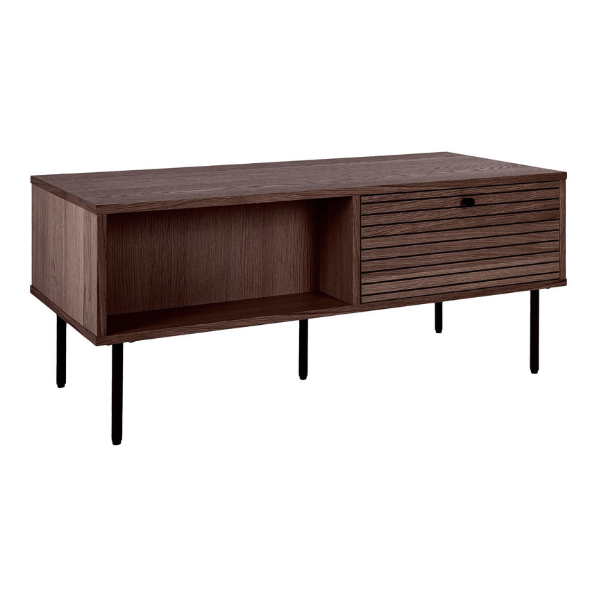 Kyoto Smoked Oak 1 Drawer Coffee Table-3
