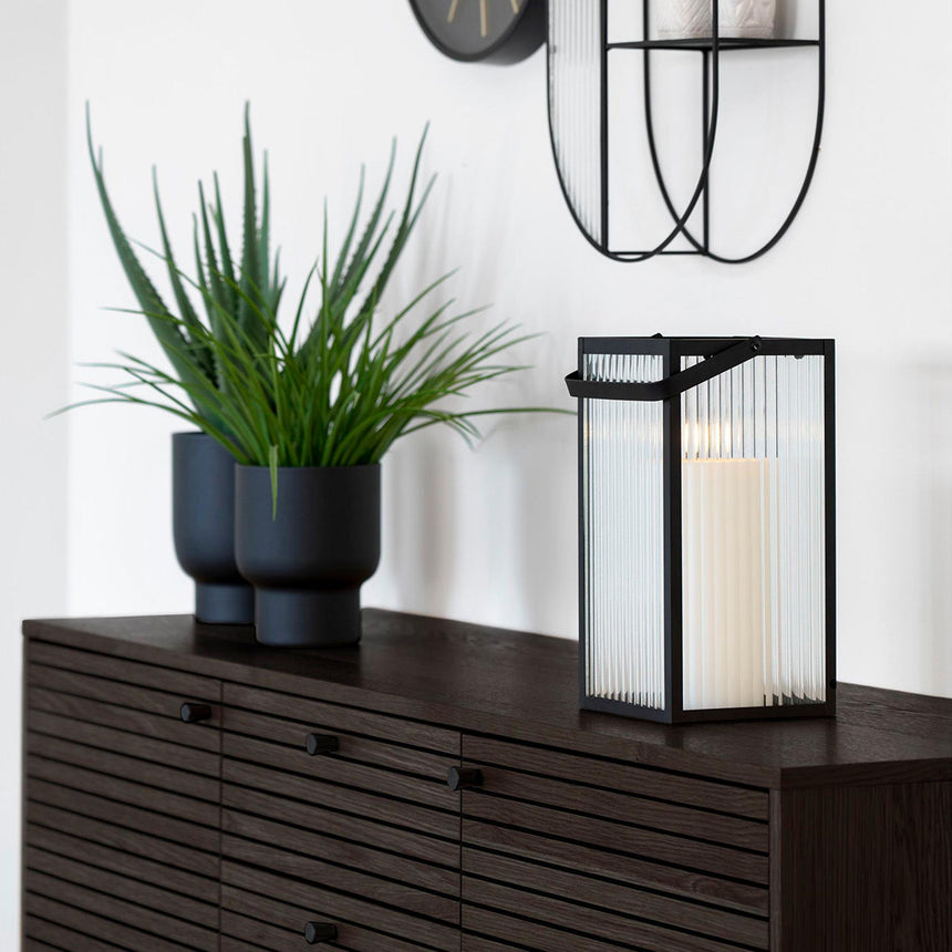 Kyoto Smoked Oak 2 Door Medium Sideboard - 150cm-3