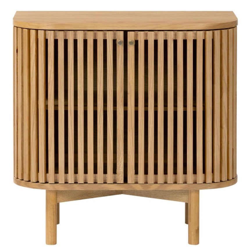 Soho Oak 2 Door Slatted Cupboard-3