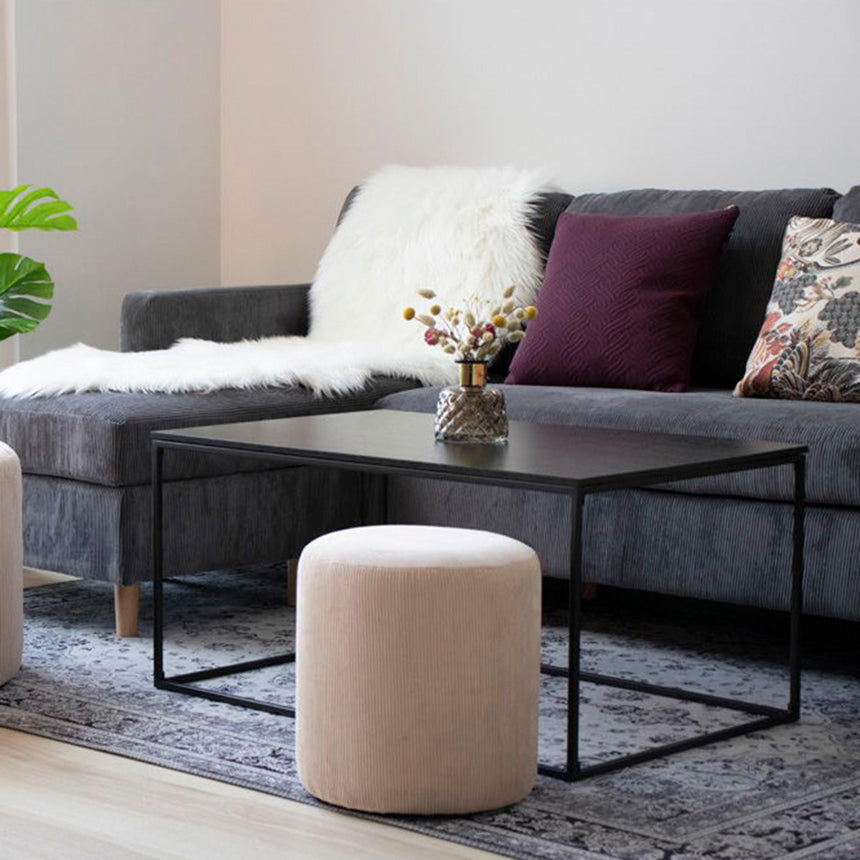 Vita Black Melamine Coffee Table-5