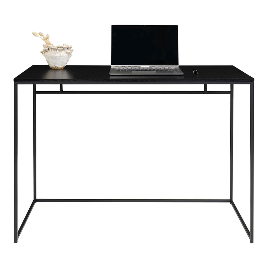 Vita Black Melamine Writing Desk-2