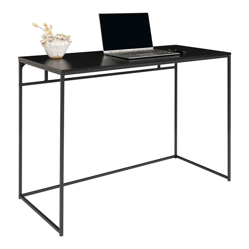 Vita Black Melamine Writing Desk-3