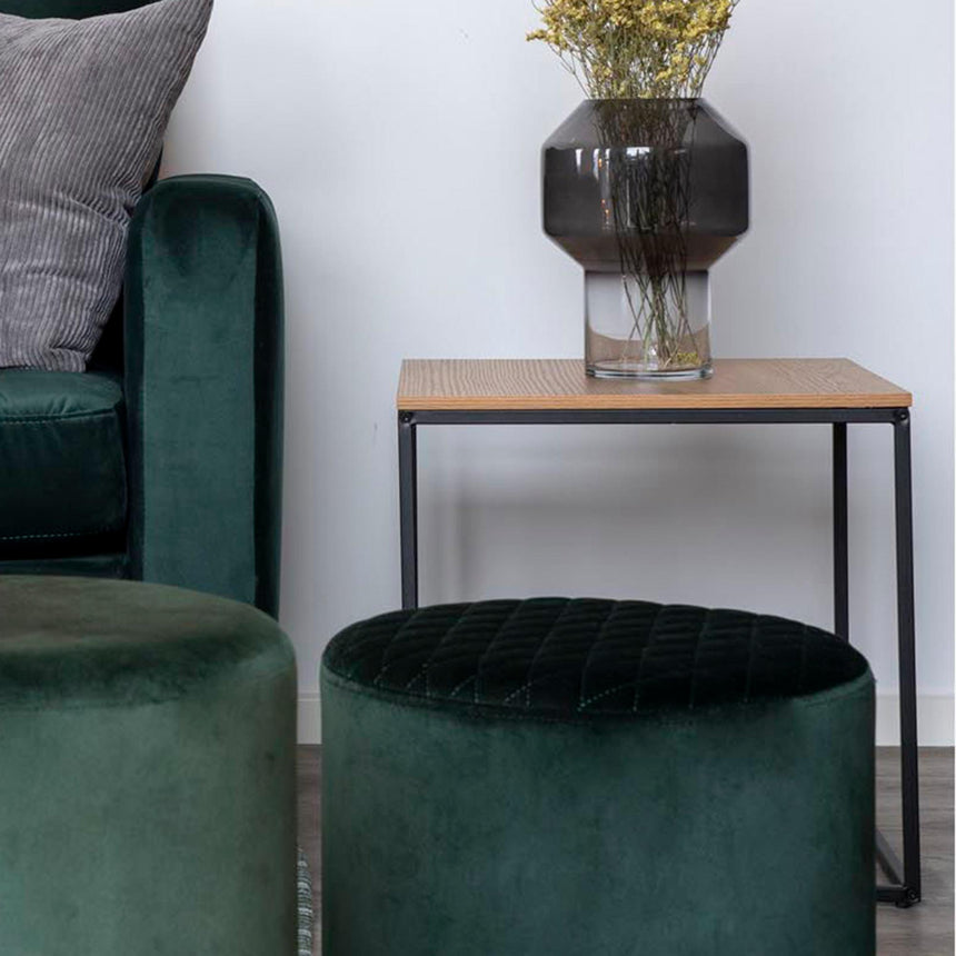 Vita Natural Wood Square Side Table-5